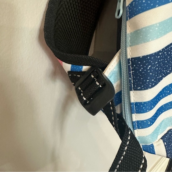 Scout Bag Multi-Pocket Colorful Striped Backpack GUC - Picture 7 of 11